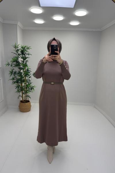 Juliet Kemer Detay Merserize Elbise Vizon