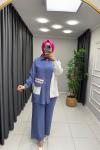 Lamia Takım İndigo Mavi