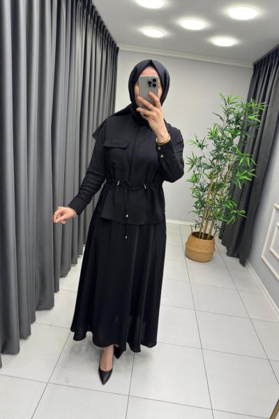 Luna  Etekli Takım  Siyah