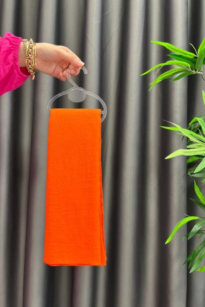 Madam Polo Pamuklu Şal Turuncu