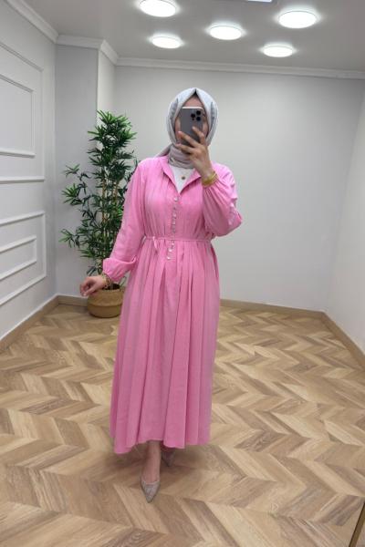 Mihra Elbise  Pembe