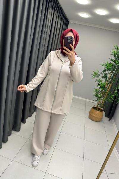 Nihle Double Oysho  Takım  Taş Rengi