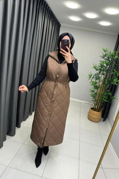 Nihle Premium Yelek Vizon