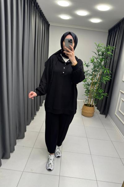 Nora Oysho Takım Siyah