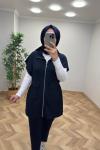 Puane Bella Yelekli Takım Lacivert