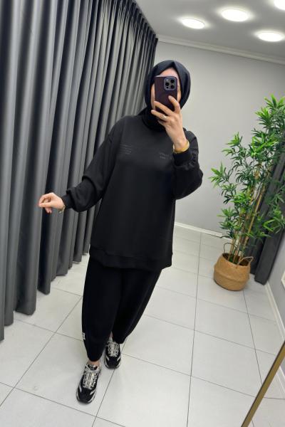 Relax Takım Premium Oysho  Siyah