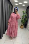 Sare Elbise  Pembe