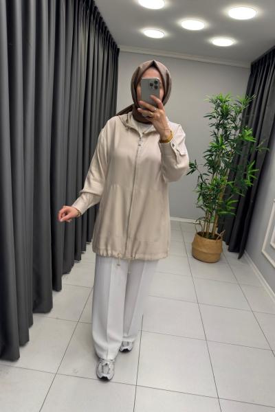 Selen Tensel Kap  Bej