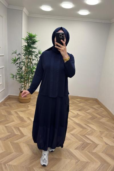 Vesna Etekli Takım Lacivert