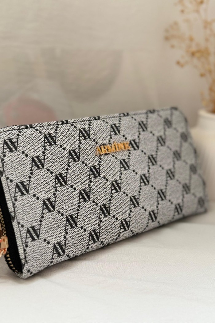 Armine Cüzdan C5 Noktalı Gri