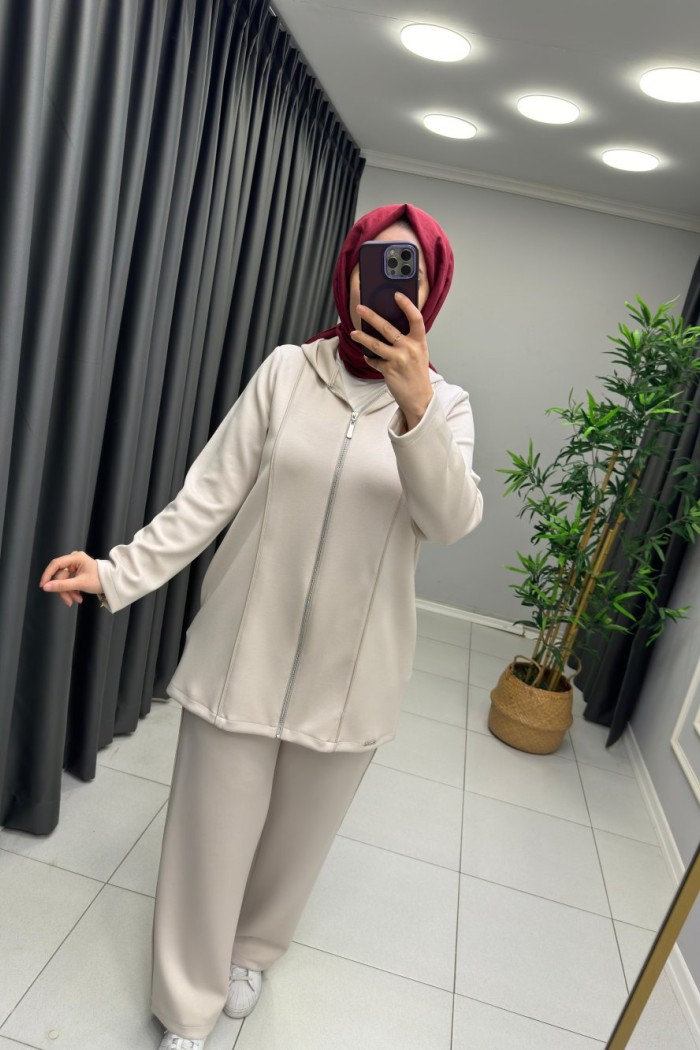 Nihle Double Oysho  Takım  Taş Rengi