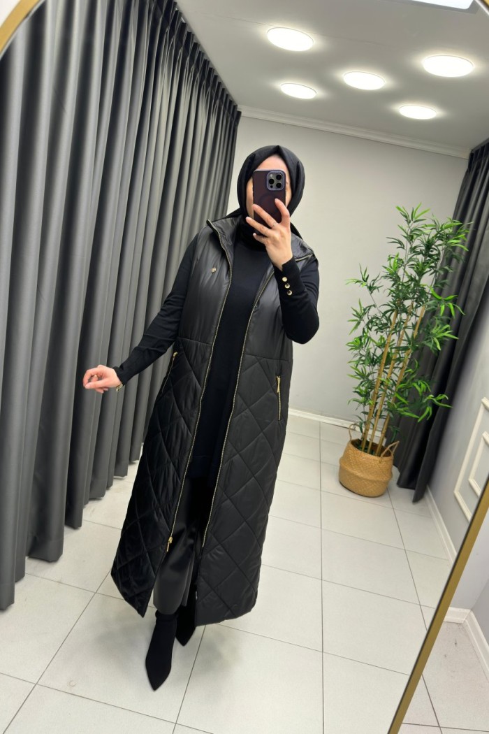 Nihle Premium Yelek  Siyah