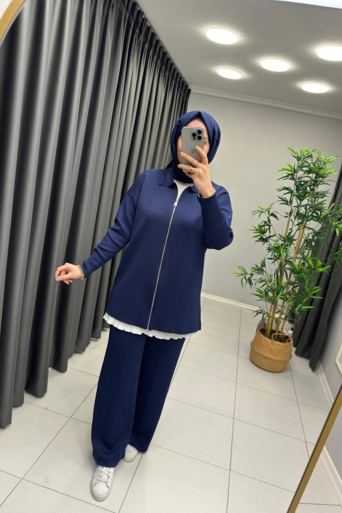 Bella Merserize Takım  Lacivert
