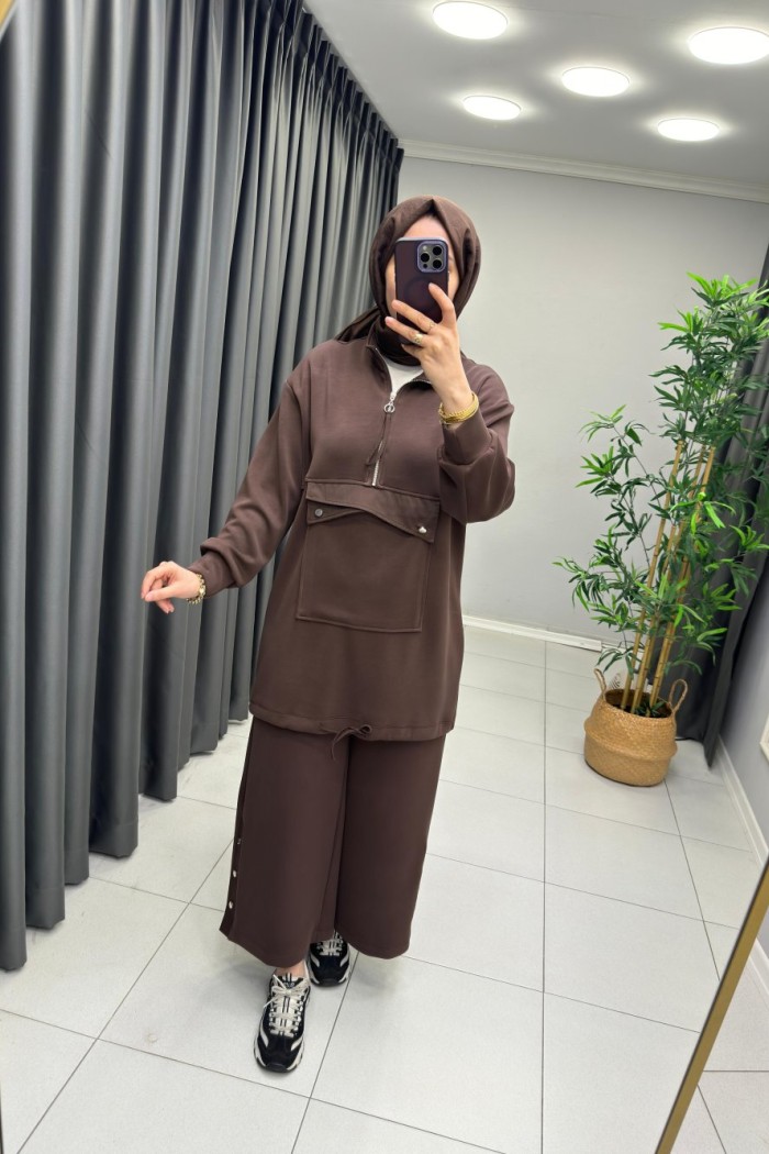 Mokka Oysho Takım  Acı Kahve