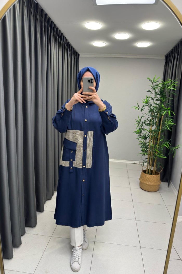 Sedef Tensel Kap  Lacivert