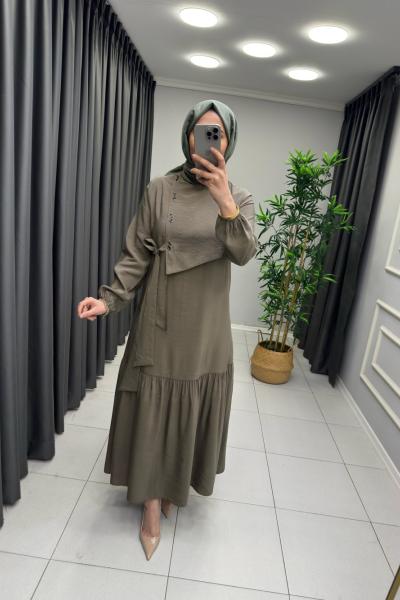 Vera Tensel Kumaş Elbise  Hakii