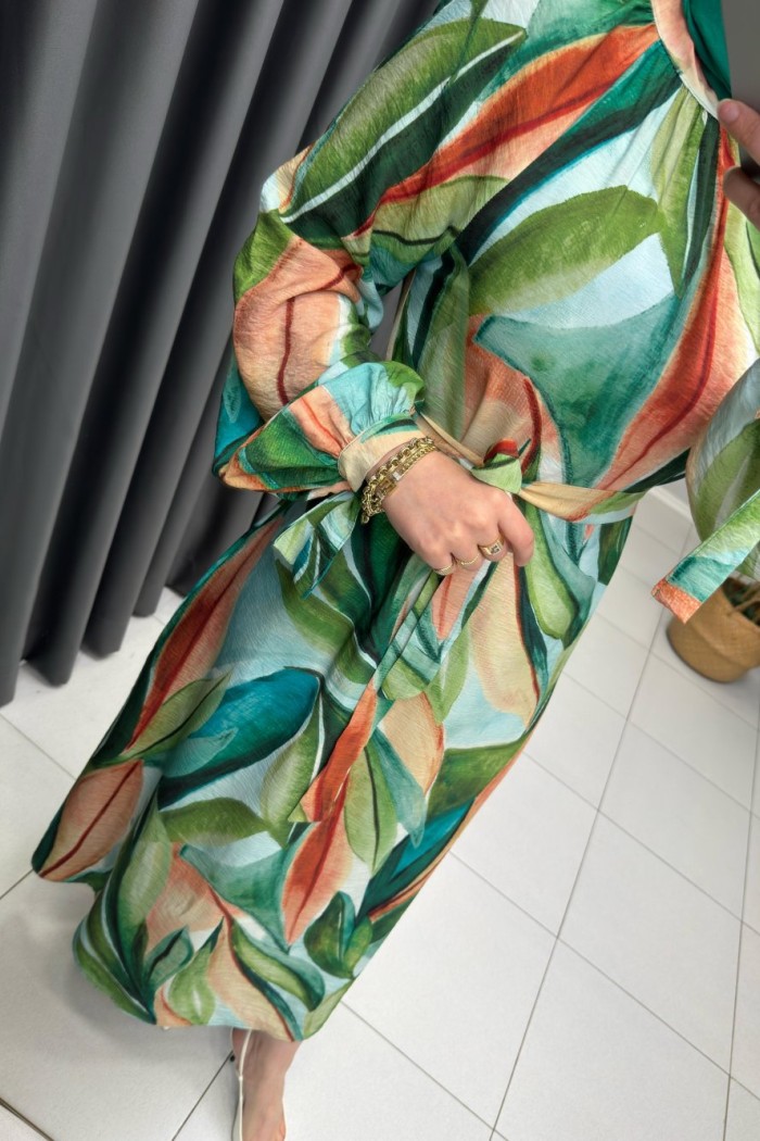Zena Mango Elbise  Yeşil