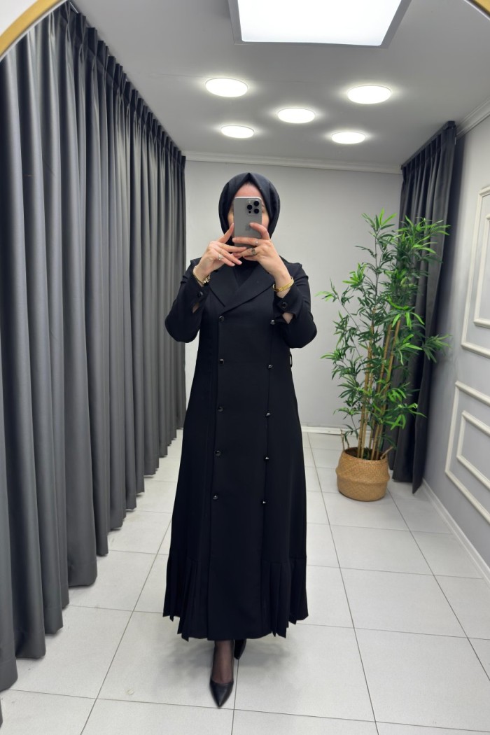 Eliz Ferace Elbise Siyah