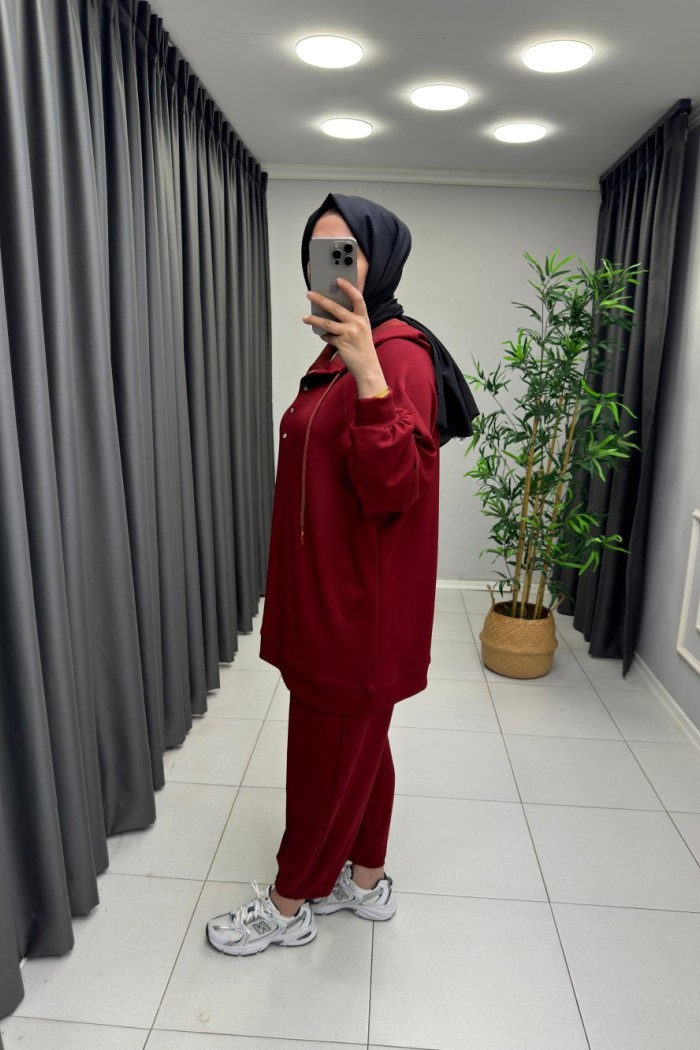 Nora Oysho Takım  Bordo