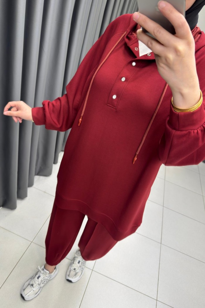 Nora Oysho Takım  Bordo