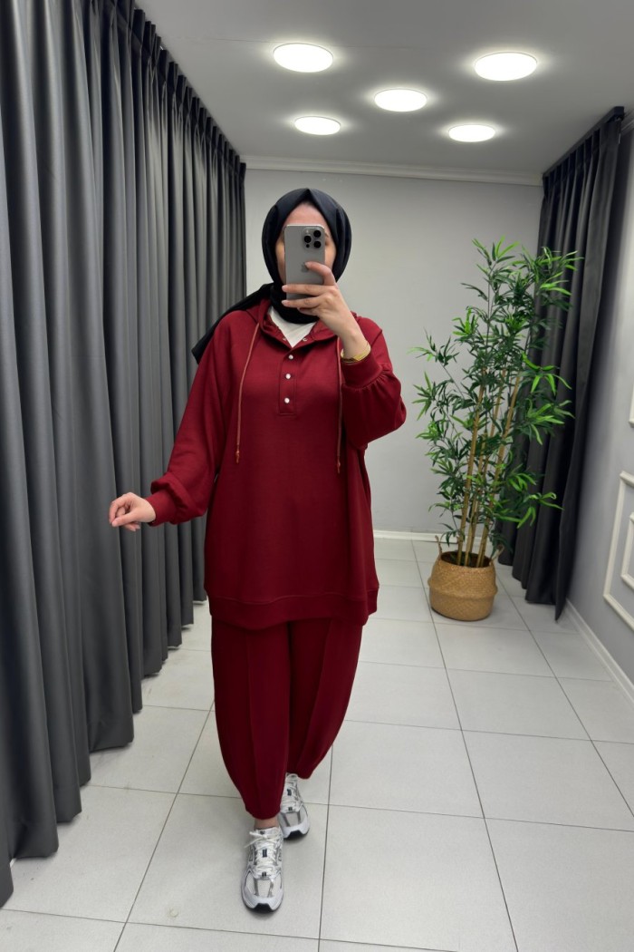 Nora Oysho Takım  Bordo