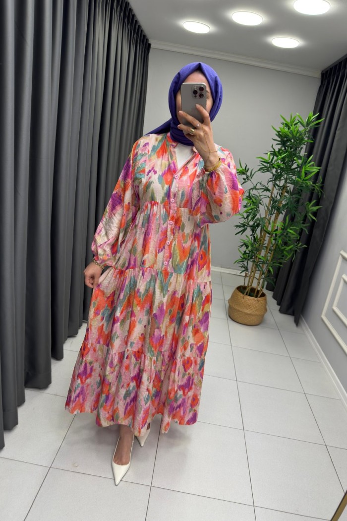Sofia Mango Elbise Mor