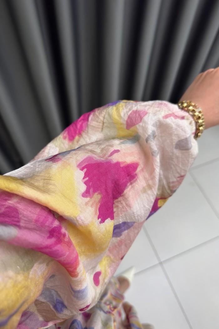 Sofia Mango Elbise Açık Pembe