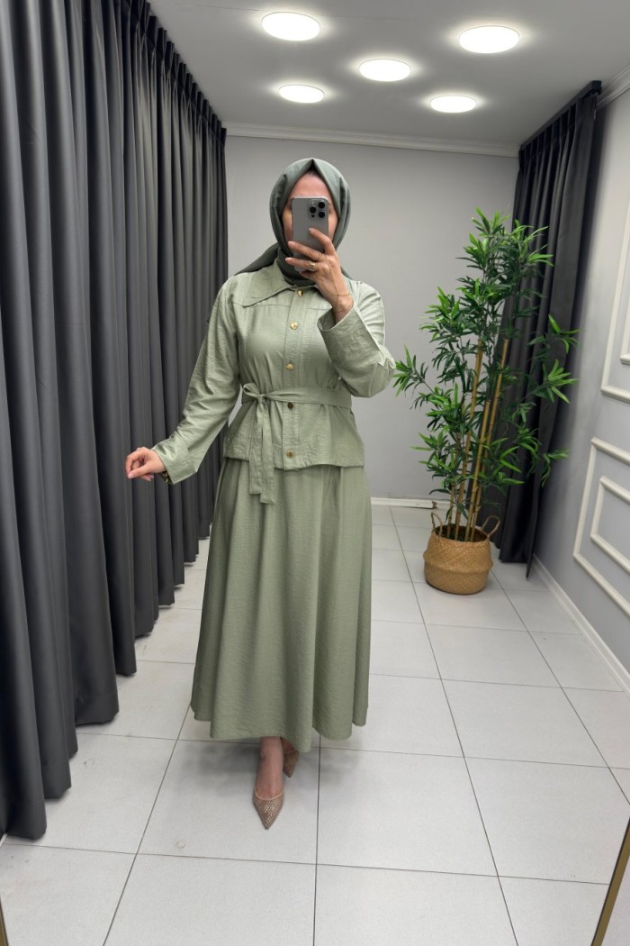 Arya Etekli Takım  Mint Yeşili