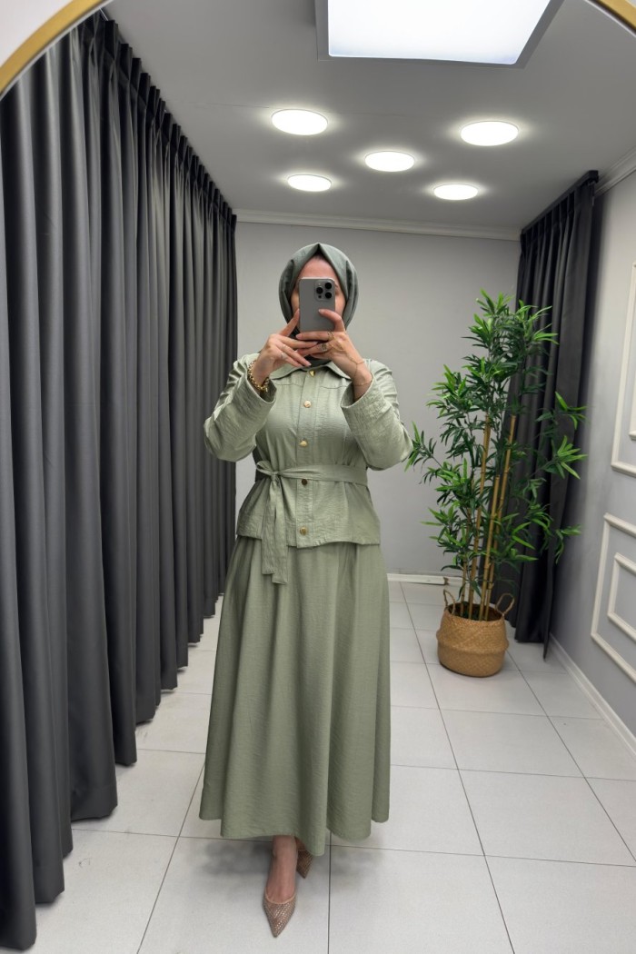 Arya Etekli Takım  Mint Yeşili