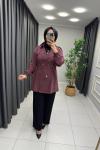Benatu Qupra Ceket  Mürdüm