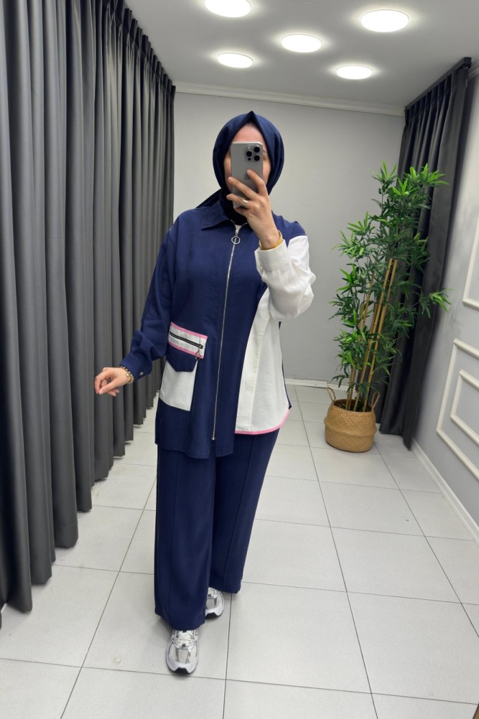 Lamia Takım Lacivert