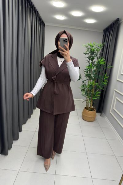 Mila Qupra Takım  Kahverengi