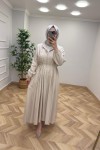 Mihra Elbise  Bej