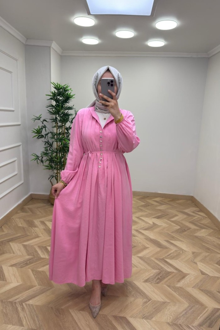 Mihra Elbise  Pembe