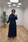 Nage Tensel Elbise  Lacivert