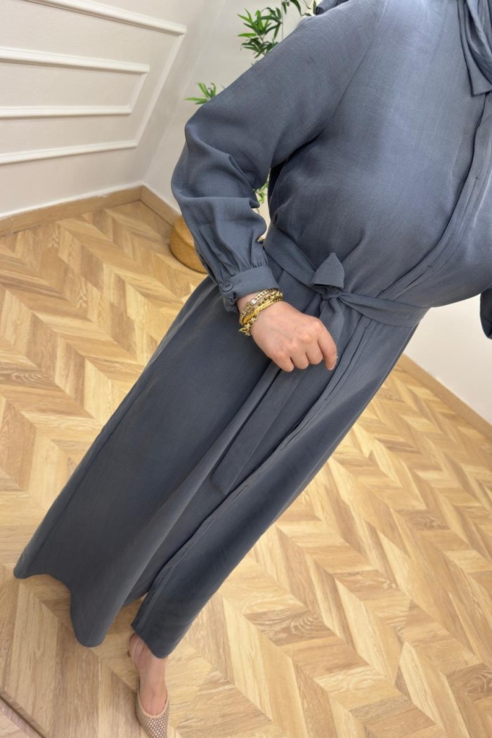 Nage  Tensel Elbise  Antrasit