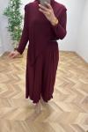 Asimetrik Sandy  Takım  Bordo