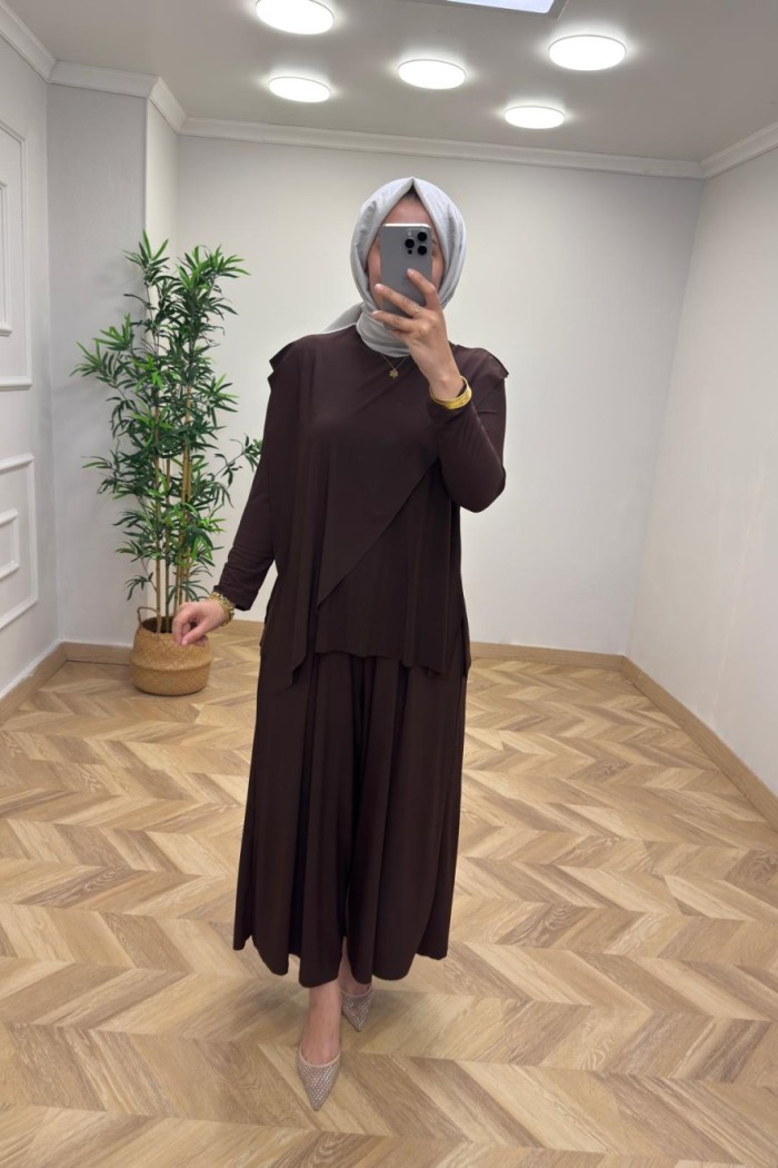 Asimetrik Sandy  Takım  Acı Kahve