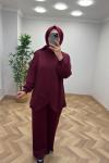 Asel Çapraz Takım Bordo