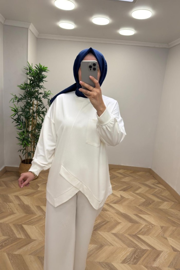 Asel Çapraz Takım Beyaz