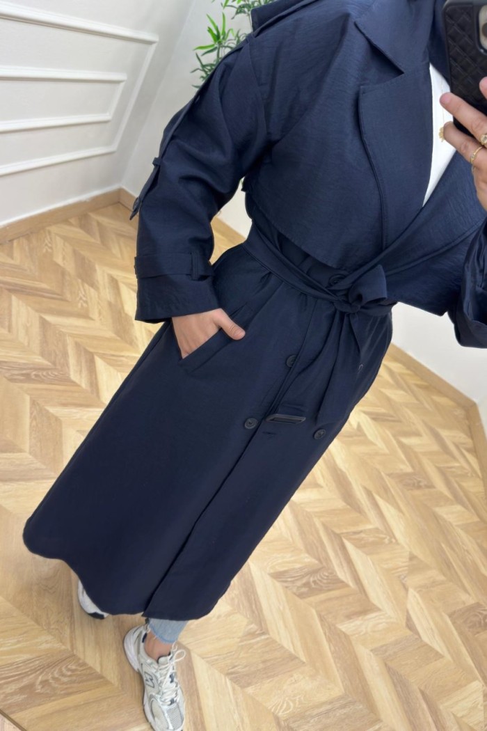 Eva Trençkot  Lacivert