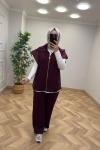 Negro Yelekli Takım  Bordo