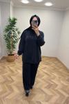 İkol Shine Taşlı Takım Antrasit