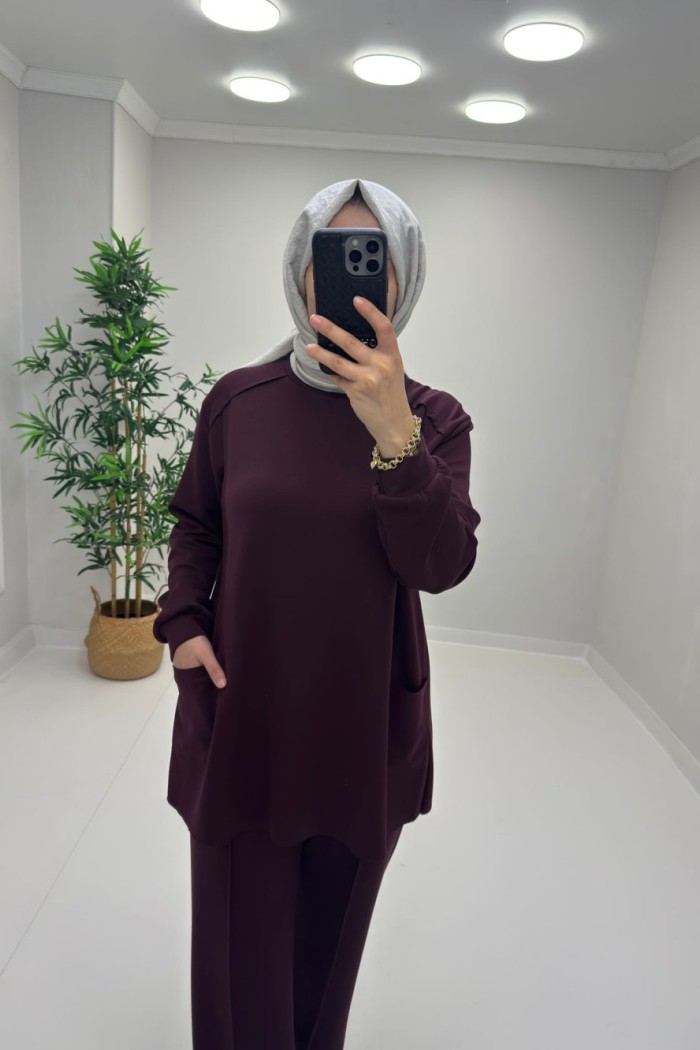 Pita Oysho Takım Mürdüm