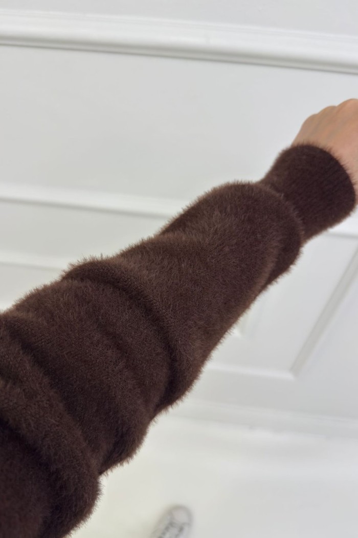 Angora Kap Kahverengi