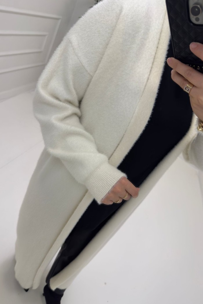 Angora Hırka Beyaz