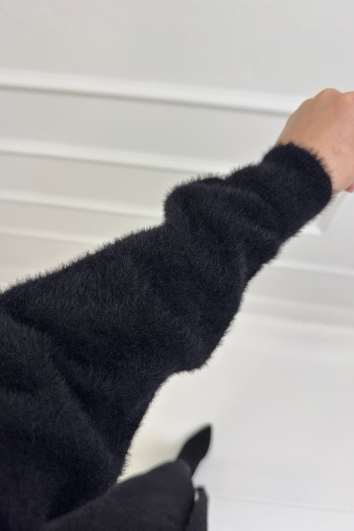 Angora Hırka Siyah