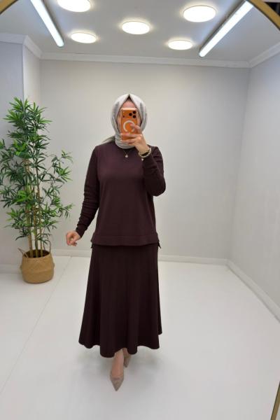 Naz Merserize Etekli Takım  Acı Kahve