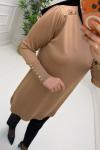 Neva Merserize Tunik Camel
