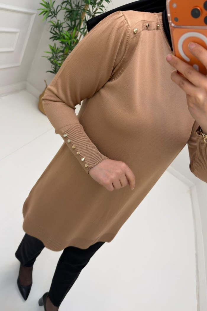 Neva Merserize Tunik Camel